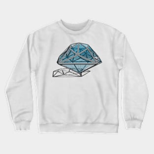 3D crystal Crewneck Sweatshirt